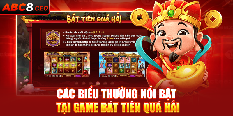 Các biểu tượng nổi bật tại game Bát Tiên Quá Hải